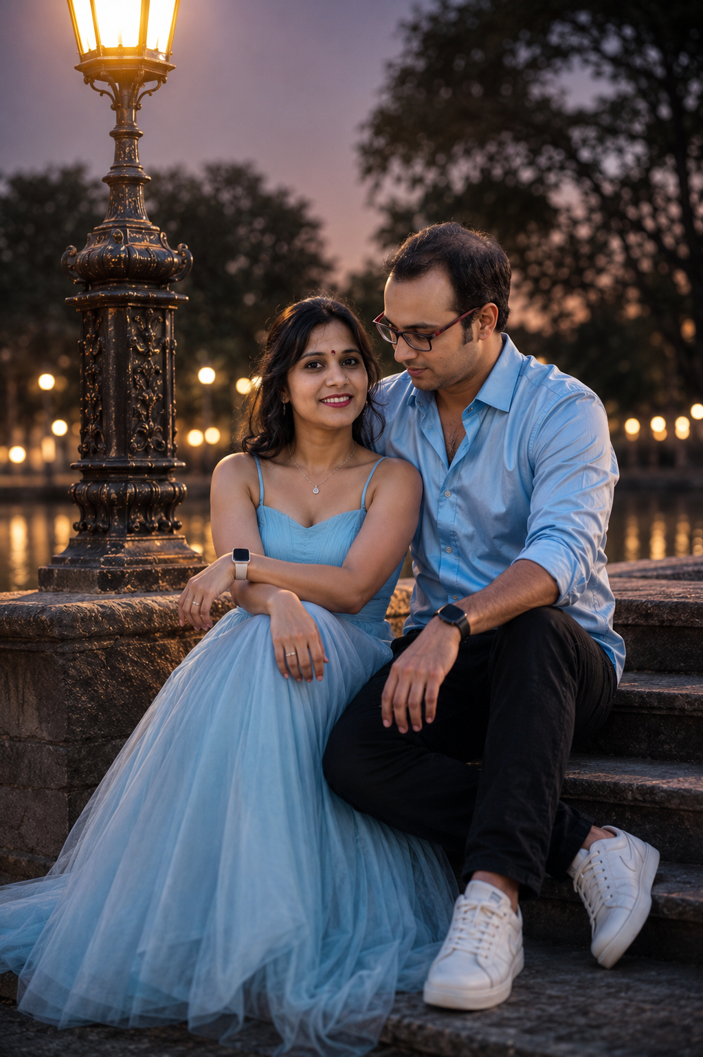 Couple Sitting Together