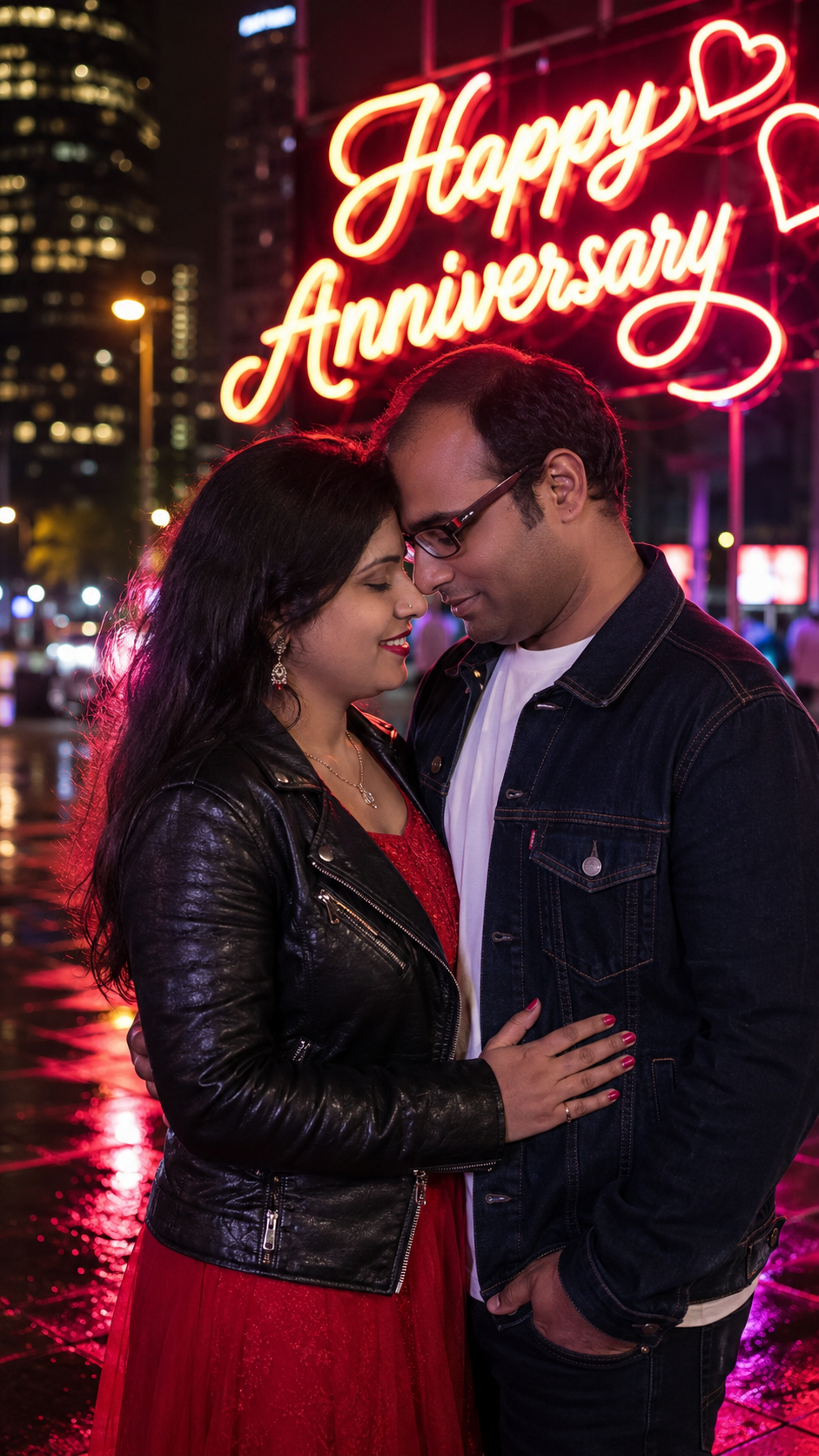 Romantic Anniversary Couple