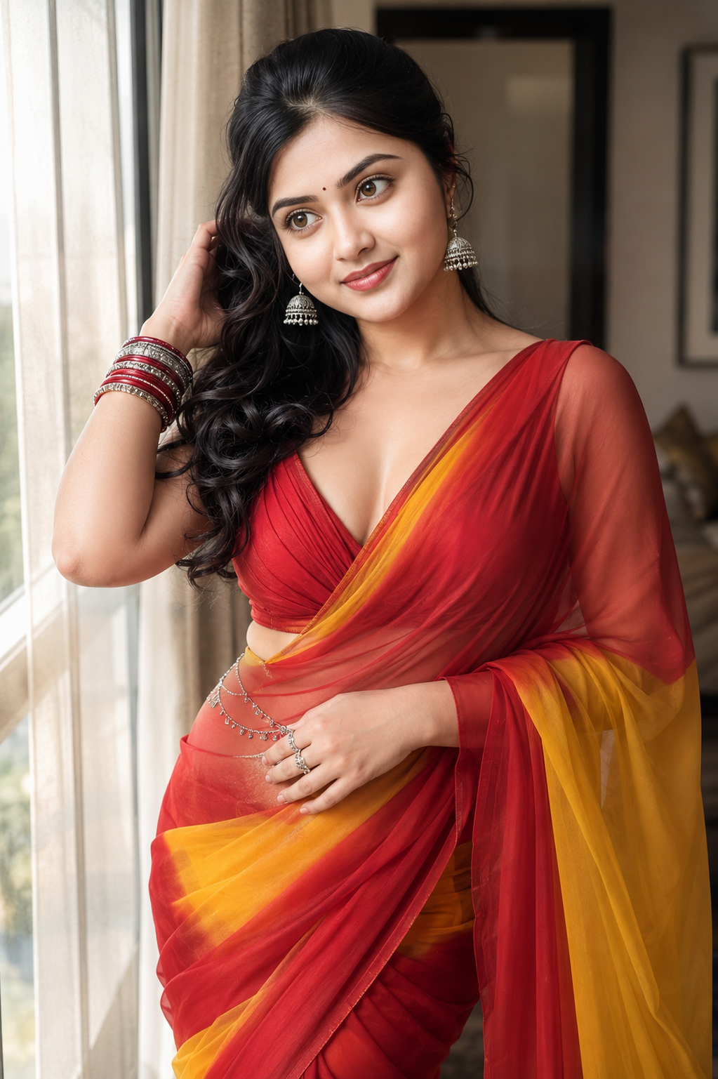 beautiful young Indian woman